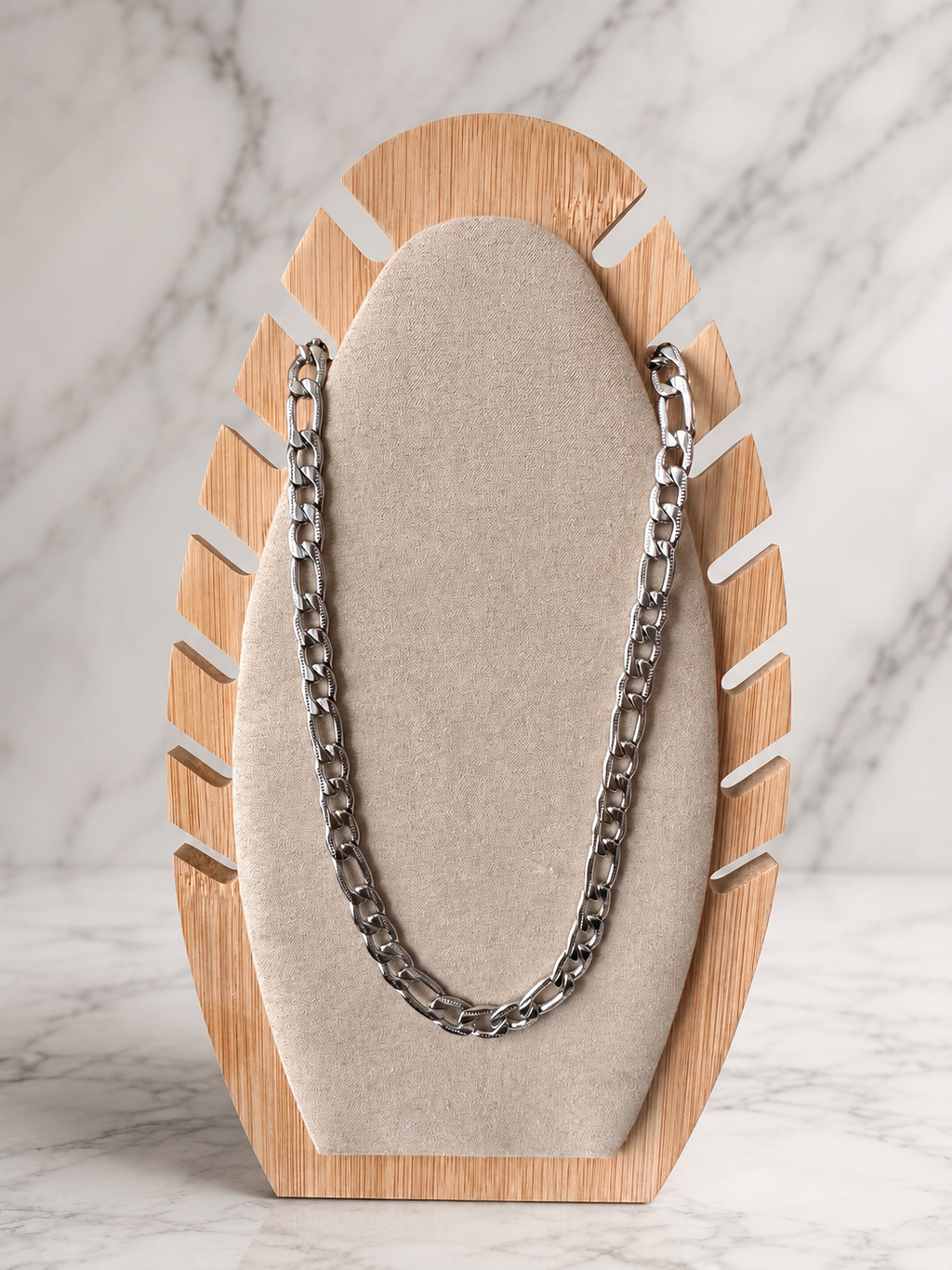 Collier Homme "Maille Figaro"