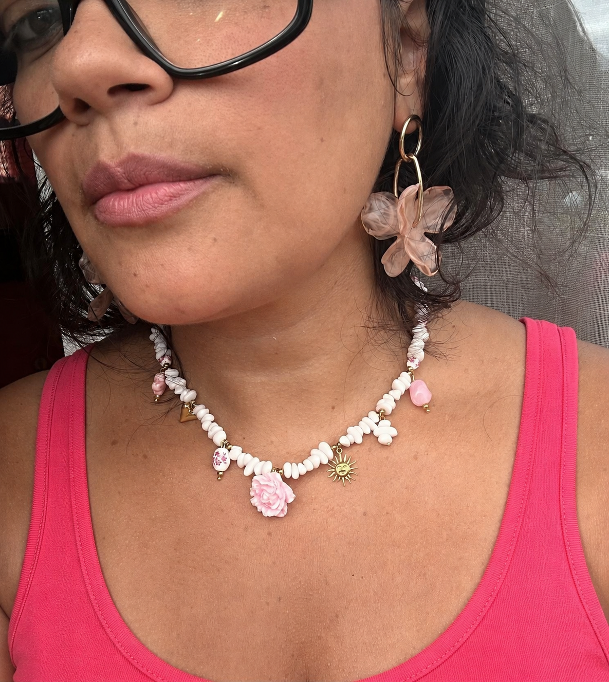 Collier Fleur Roséa