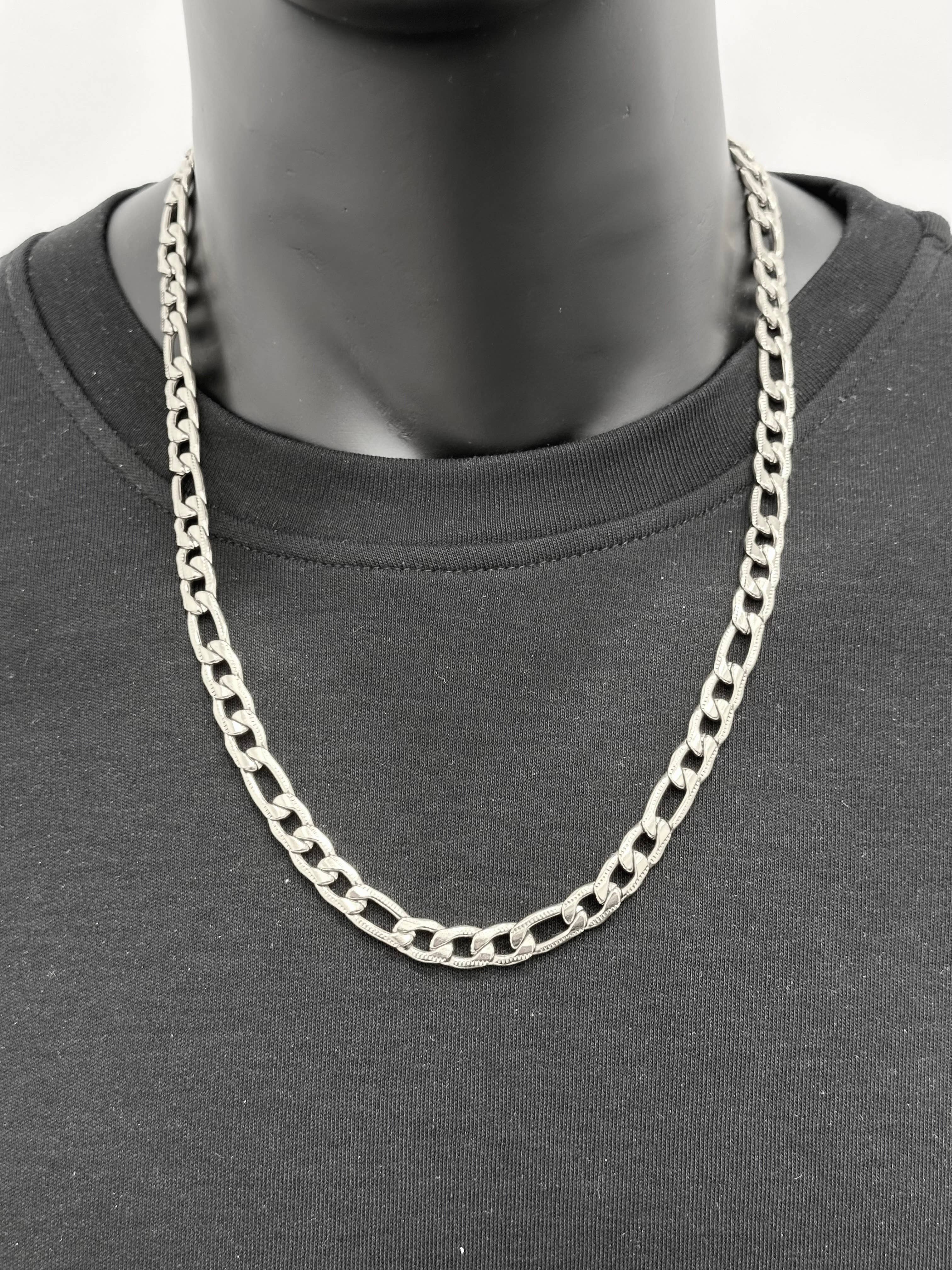 Collier Homme "Maille Figaro"