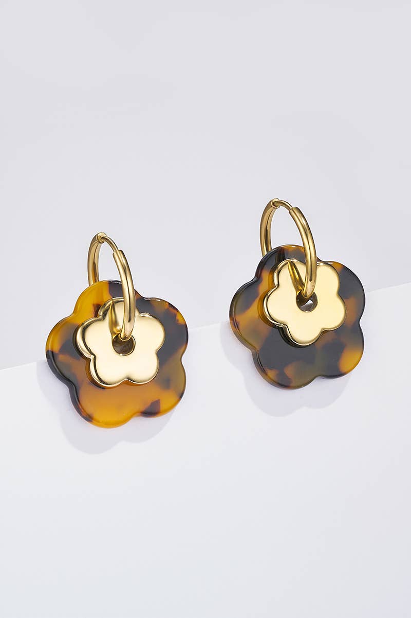 Boucles d'oreilles «Fleurs d’été»