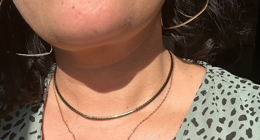 Collier Aura — L'Or Liquide (Le Basique Indispensable)