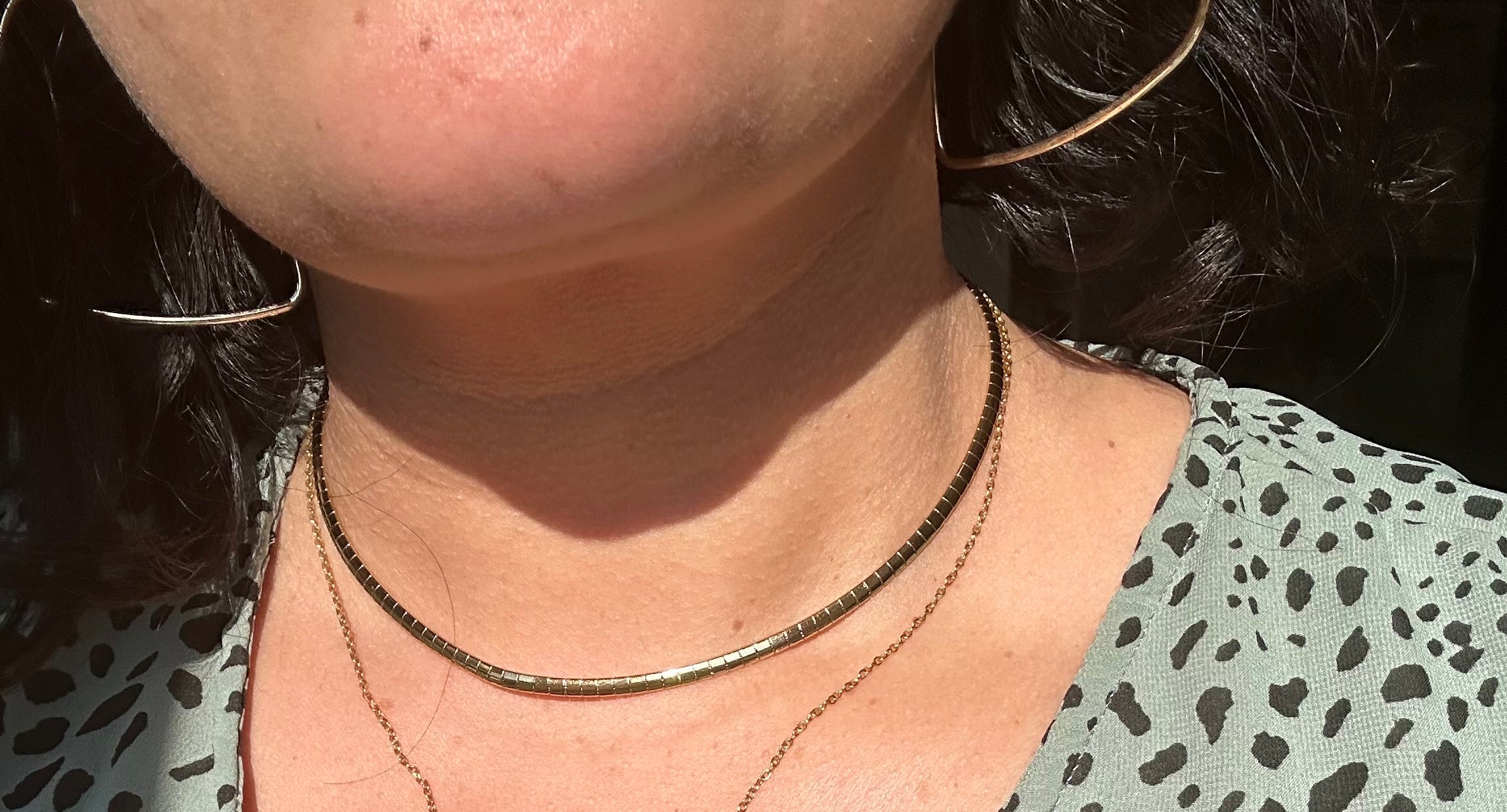 Collier Aura — L'Or Liquide (Le Basique Indispensable)