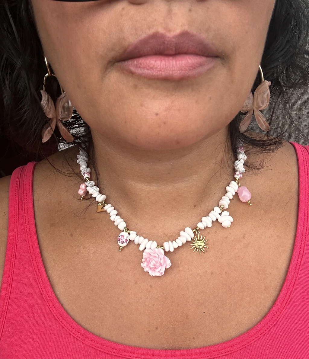 Collier Fleur Roséa