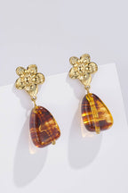 Boucles d'oreilles Fleur d’Ambre