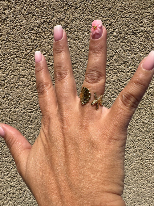 Bague "Océane" Ajustable