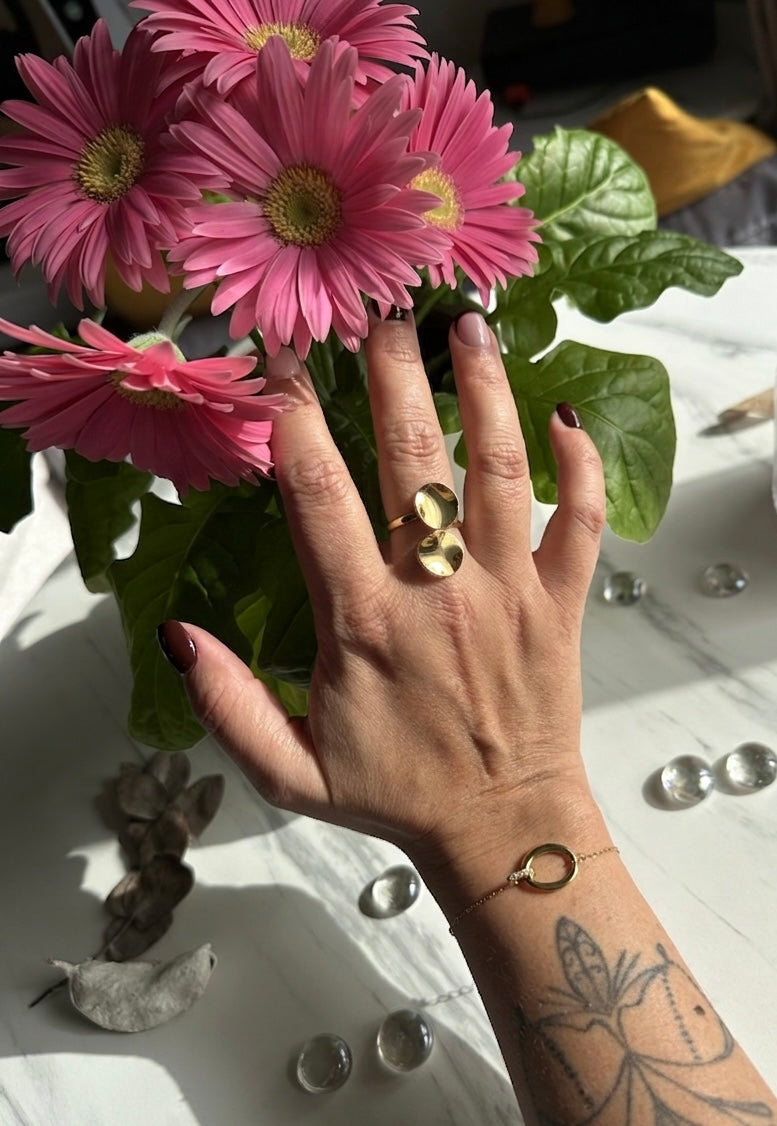 Le Bracelet Cercle & Strass