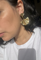 Boucles d'Oreilles Ginkgo Impérial