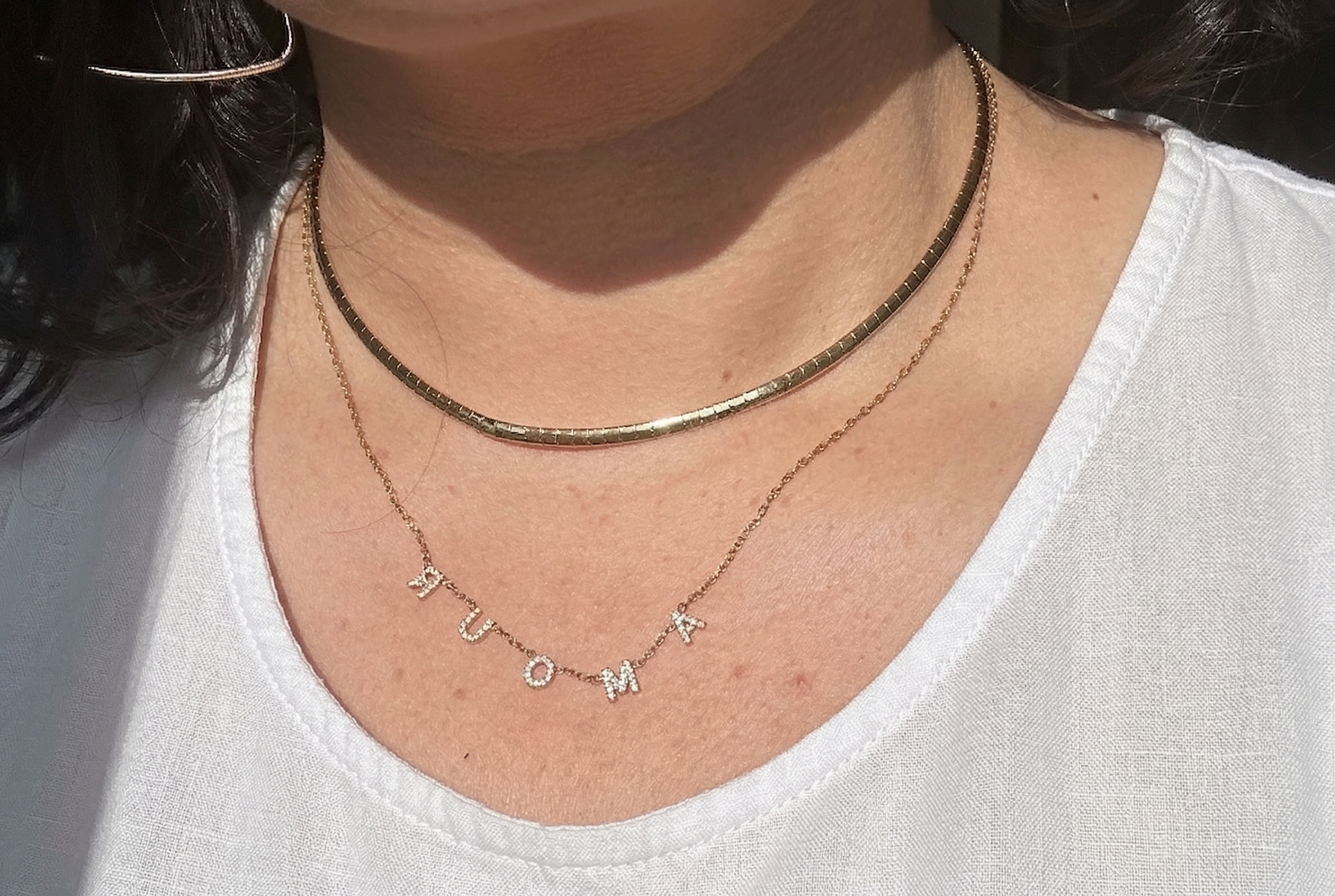 Collier Aura — L'Or Liquide (Le Basique Indispensable)
