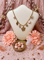 Collier Bohème rose