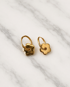 Boucles d'oreilles "Fleur Dorée"