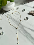 Collier Cravate Cascade de Trèfles