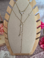 Collier "Aura Marquise" – Gouttes de Lumière & Versatilité