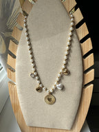 Collier "Amour Pluriel" – Multi Breloques & Perles Satinées