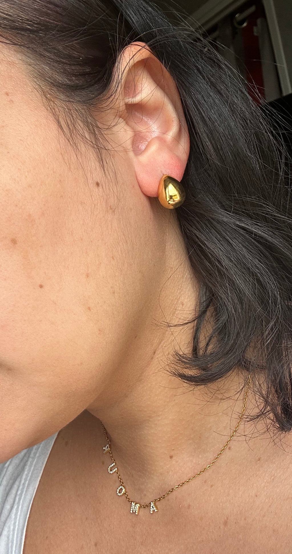 Puces d'oreilles "Goutte d'Or"