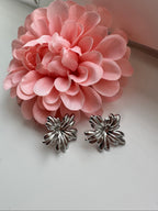 Boucles d'oreilles "Flora" Argentées