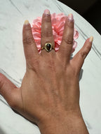 Bague "Goutte Solaire" Œil de Tigre