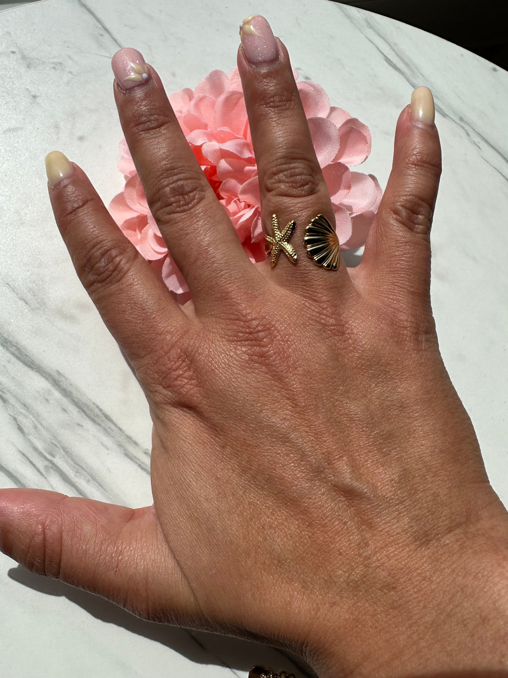 Bague "Océane" Ajustable