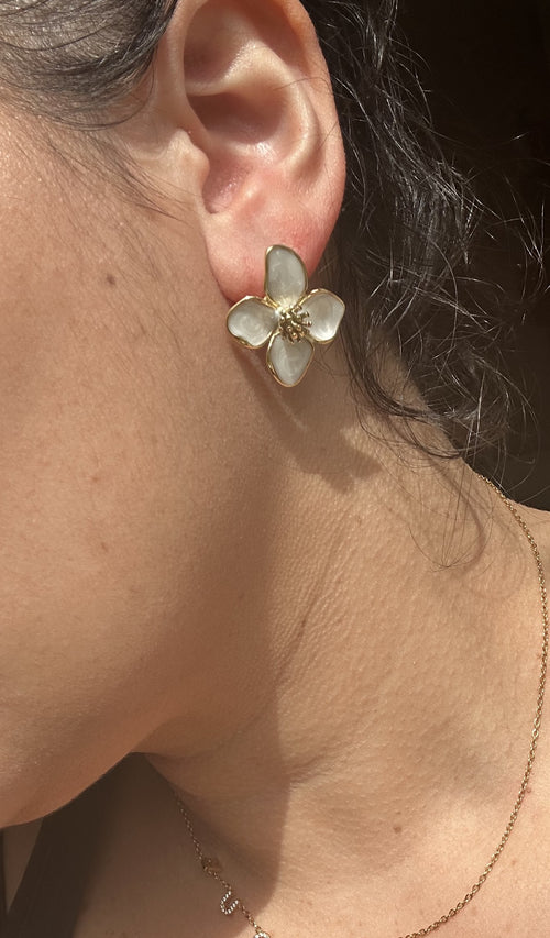 Boucles d'oreilles "Éclat de Jasmin"