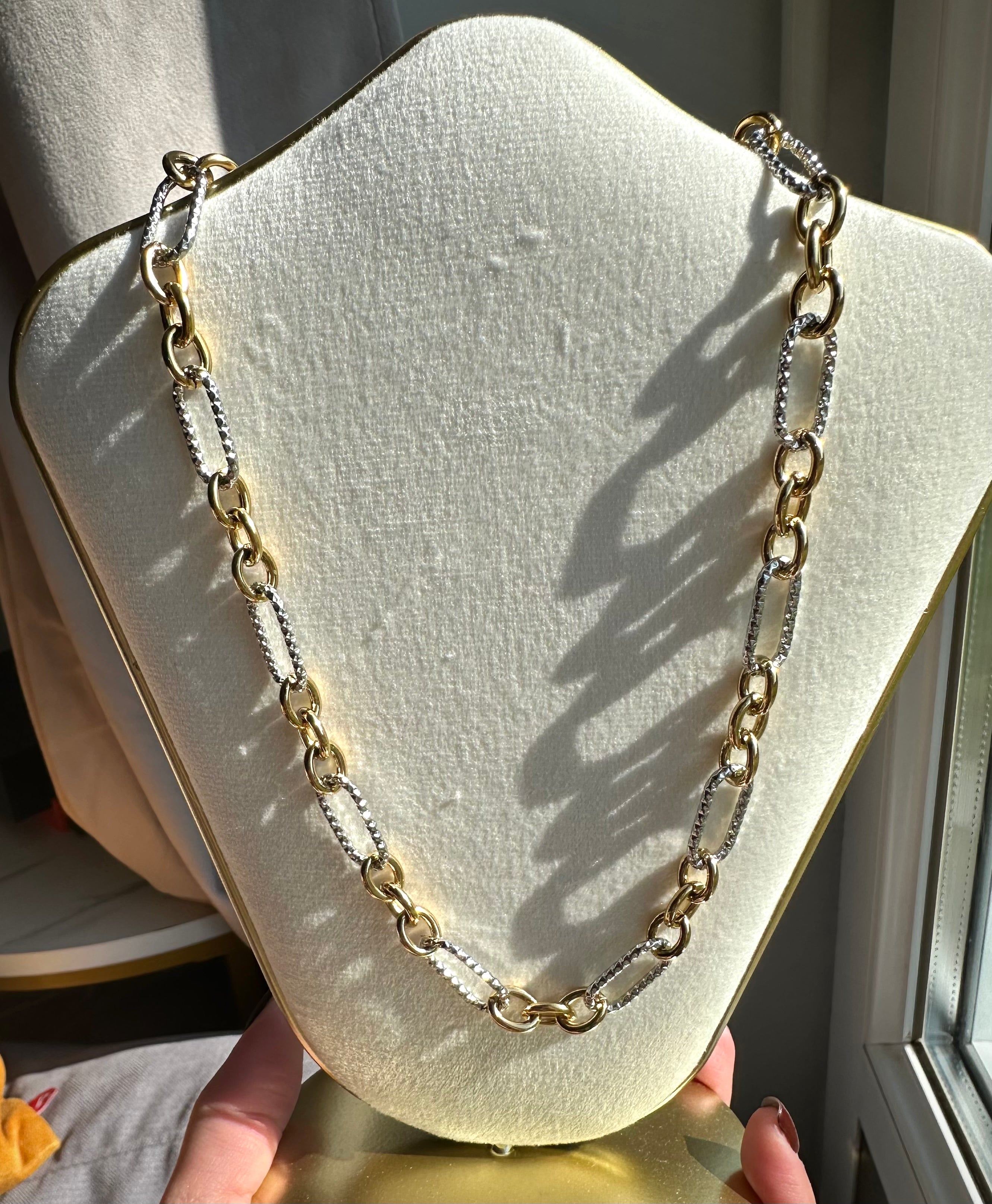 Collier Équinoxe — La Puissance Bicolore