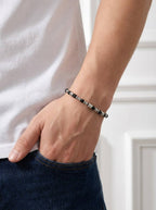 Bracelet Homme "Onyx Urbain"