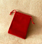 Pochette effet velours