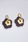 Boucles d'oreilles "Fleurs d'été" Rouge Cerise