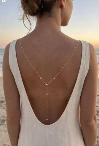 Collier "Aura Marquise" – Gouttes de Lumière & Versatilité